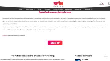 Spin Palace Casino Promotions