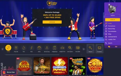 Rolling Slots Casino Free Spins