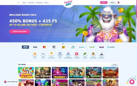 Casino Joy Casino Free Spins