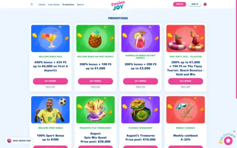 Casino Joy Casino Promotions