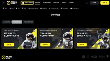 Moonwin Casino Welcome Bonus Package