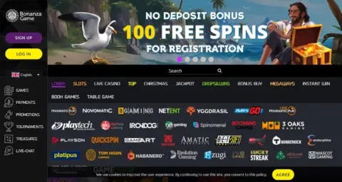 Bonanzagame Casino Free Spins