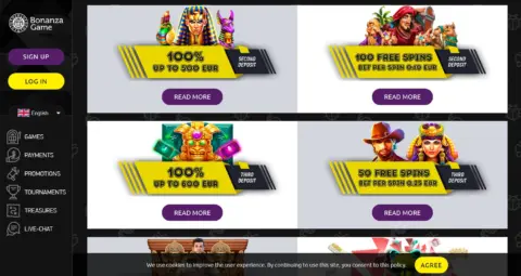 Bonanzagame Casino Promotions