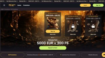 Wanted Win Casino Welcome Bonus Package