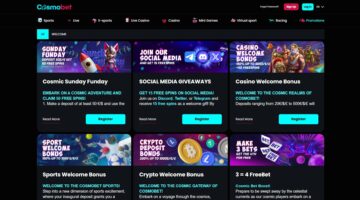 Cosmobet Casino Promotions