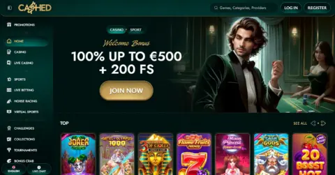 Cashed Casino Free Spins