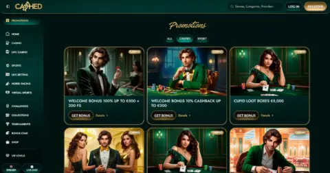 Cashed Casino Promotions