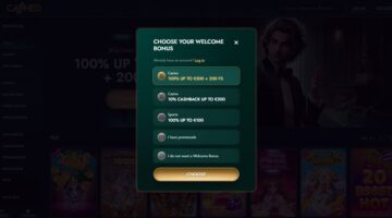 Cashed Casino Welcome Bonus Package