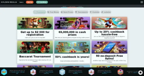 Golden Reels Casino Promotions