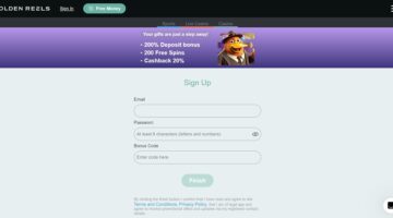 Golden Reels Casino Welcome Bonus Package