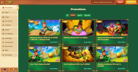 Green Luck Casino Promotions