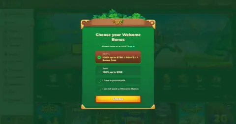 Green Luck Casino Welcome Bonus Package