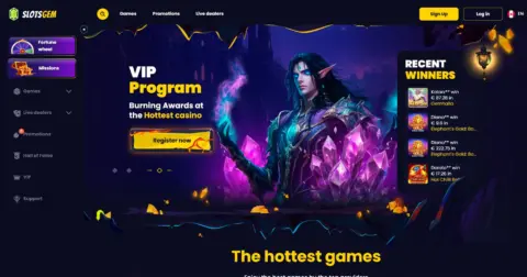 Slotsgem Casino Free Spins