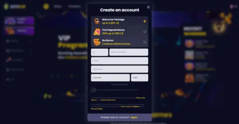 Slotsgem Casino Welcome Bonus Package