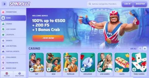 Spinrollz Casino Free Spins