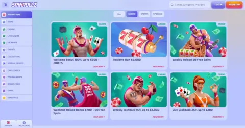 Spinrollz Casino Promotions