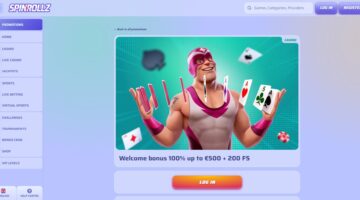 Spinrollz Casino Welcome Bonus Package