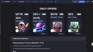 Rocketwin Casino Promotions