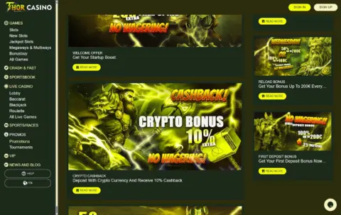 Thor Casino Promotions