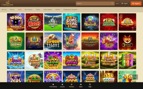Captain Cooks Casino Slots