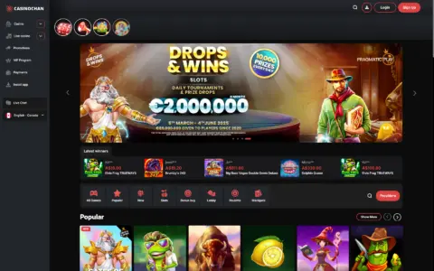 Casinochan Free Spins