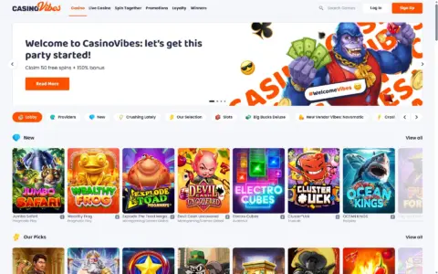 Casinovibes Casino Free Spins