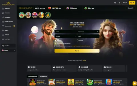 Golden Crown Casino Free Spins