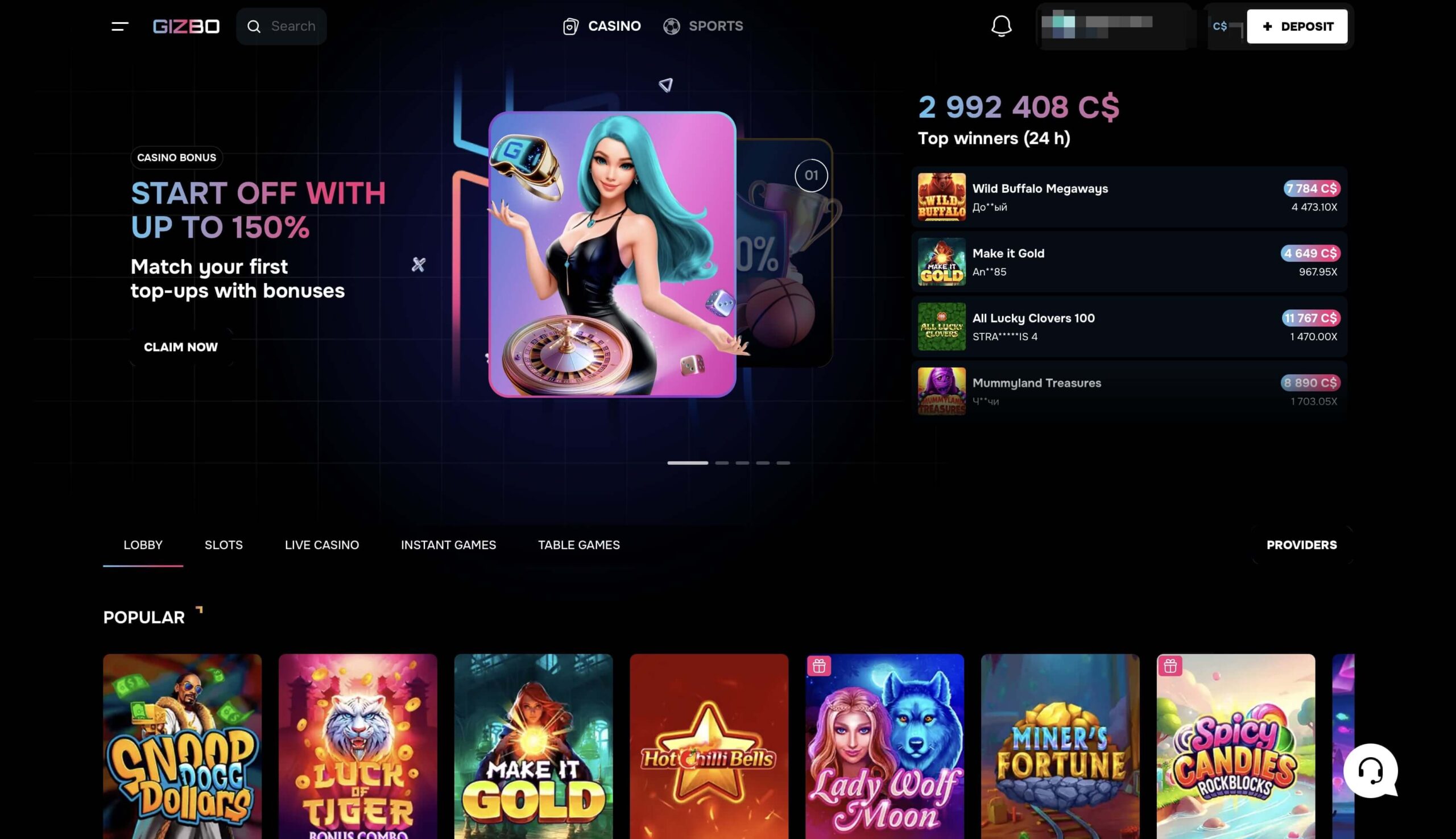 Monosnap Gizbo Casino Play Online Casino ⋆ Real Money Gambling Site 2025 06 27 11 32 10