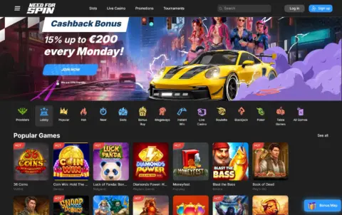 Need For Spin Casino Free Spins