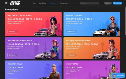 Need For Spin Casino Promotions