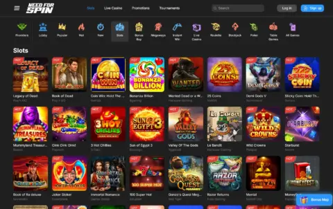 Need For Spin Casino Slots