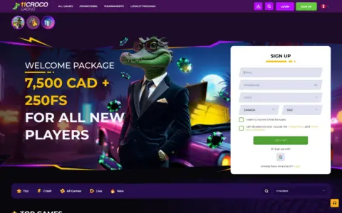 11croco Casino Free Spins