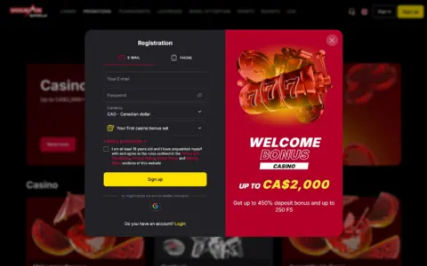 Vulkanspiele Casino Welcome Bonus Package