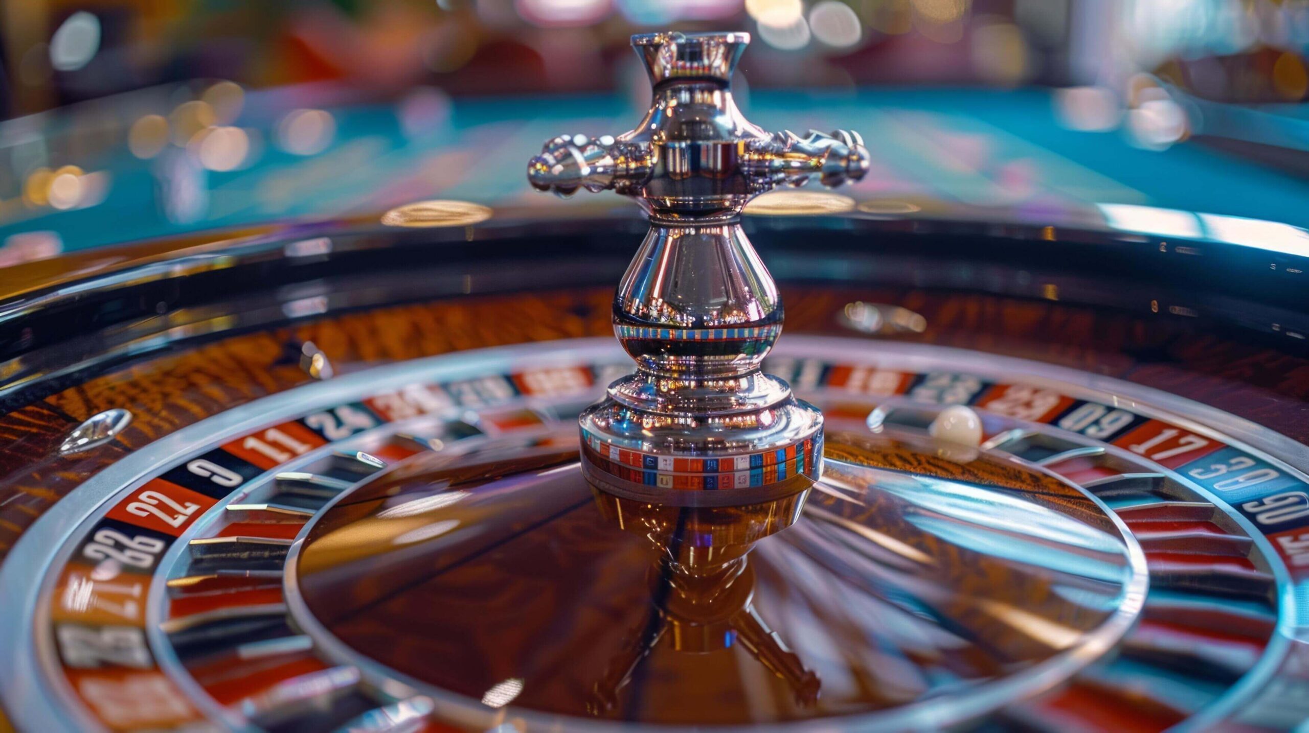 Ai Generated Close Up Of Casino Roulette Wheel Free Photo