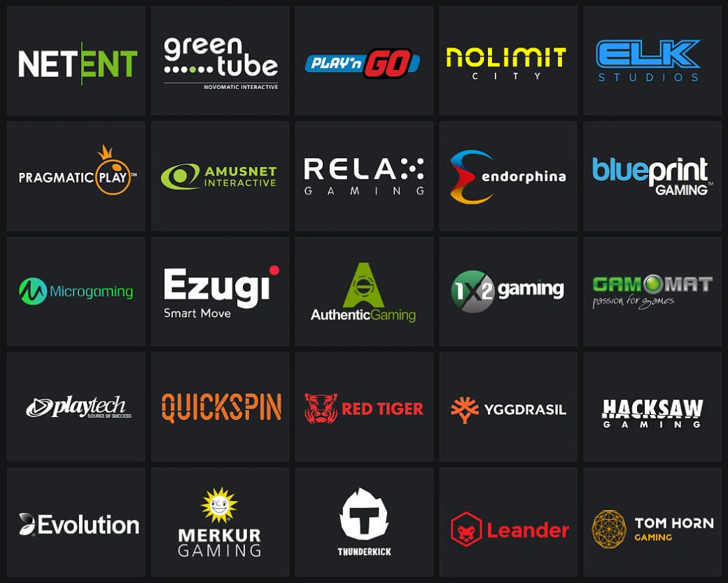 Eu Casino Game Providers