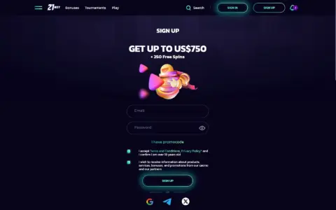 21bit Casino Welcome Bonus Package