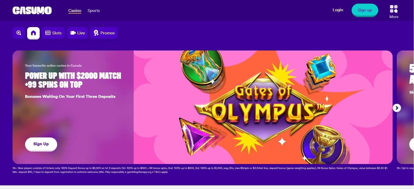 Casumo Casino Banner