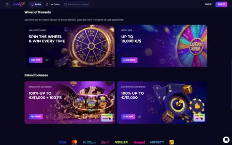 Lucky7even Casino Promotions