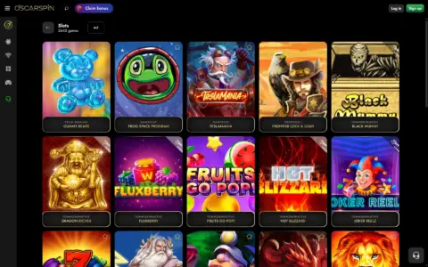 Oscarspin Casino Slots