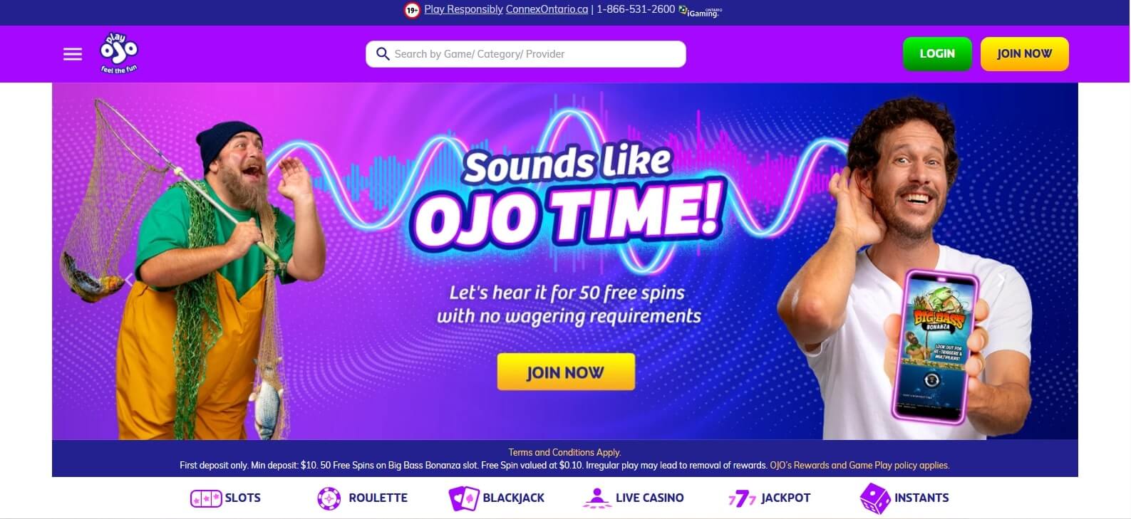 Playojo Casino Banner