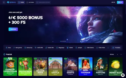 Spinjo Casino Free Spins