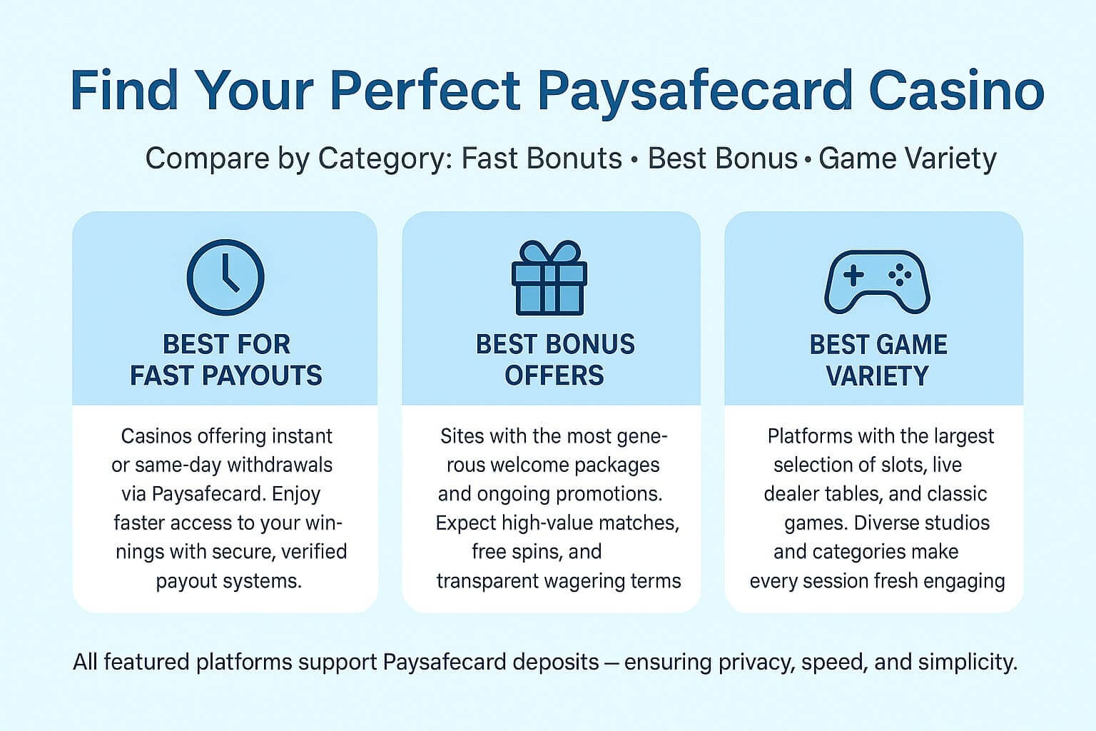 Best Paysafecard Casinos