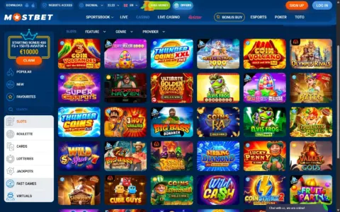 Mostbet Casino Slots