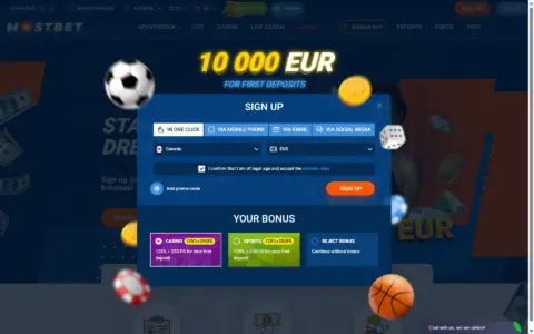 Mostbet Casino Welcome Bonus Package