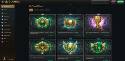 Talismania Casino Promotions