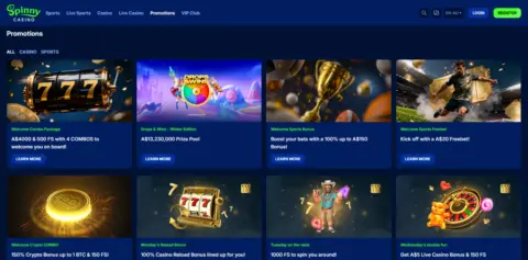 Spinnycasino Casino Promotions