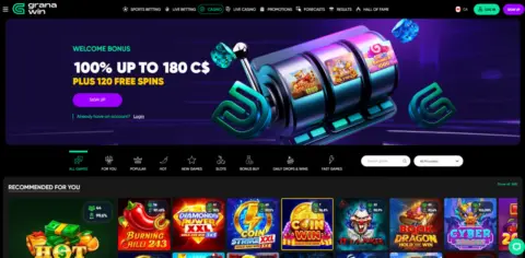 Granawin Casino Free Spins