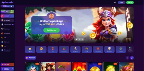 Spinando Casino Free Spins